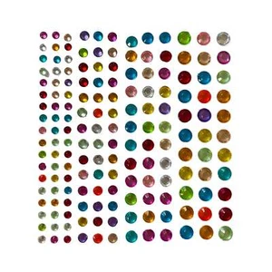 Poppy Crafts Self-adhesive Rhinestone Sheet - Rainbow - Picture 1 of 1