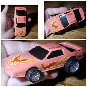 Vintage rare version 1987 Mattel Firebird Friction Car Neon Pink Die Cast - Picture 1 of 16