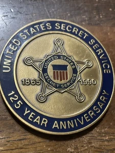 United States Secret Service 125 Year Anniversary Medal - Picture 1 of 2