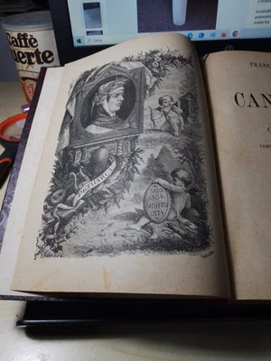 Libro Francesco Petrarca Il Canzoniere Ed.Paolo Carrara 1889 - Immagine 1 di 3