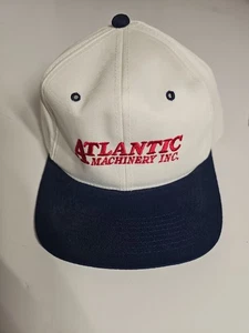 Vintage Atlantic Machinery Inc  YoungAn Hat Co. 100% Cotton USA Company Logo Cap - Picture 1 of 7