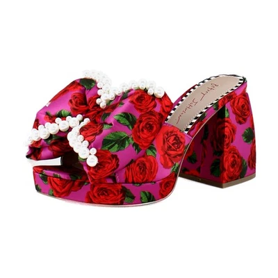 Tacones Betsey Johnson Maccie para mujer rosa fushia Foto 1 de 4