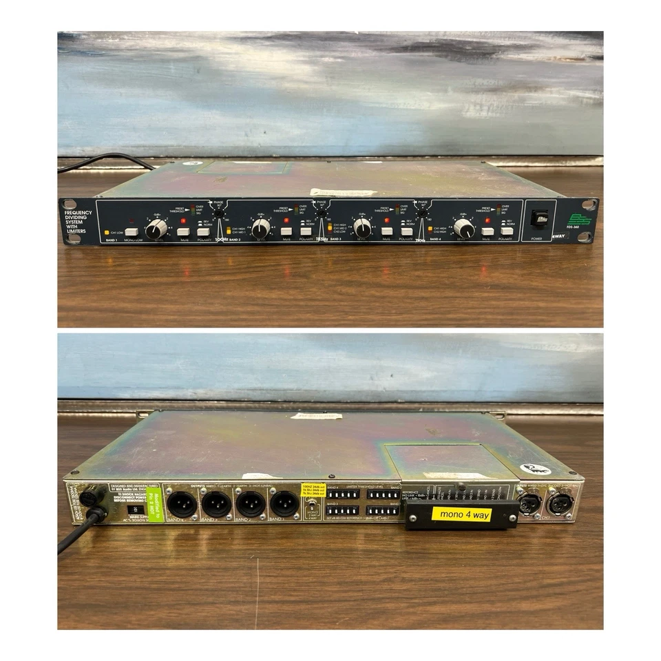 BSS FDS-360 Frequency Dividing System Crossovers - With 3 Cards - Image 1 of 4