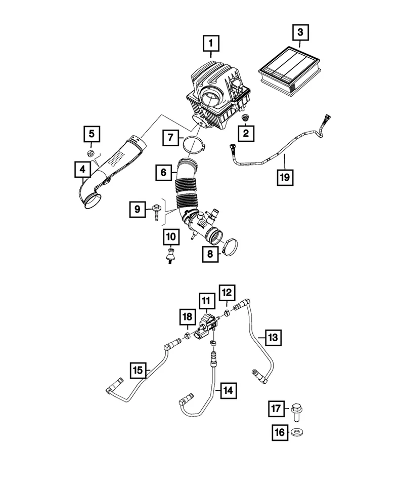 Válvula de purga Mopar Turbo genuina 4627297AB Foto 1 de 1