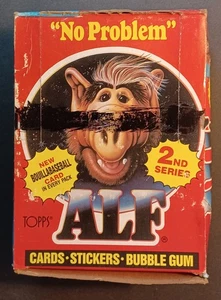 1987 Alf Second Series Vintage Bubble Gum Card Box 48 Packs Topps Original #2 - Picture 1 of 5