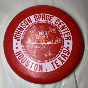 VTG Johnson Space Center Houston Texas 1980s Decade Of Space Shuttle Frisbee - Picture 1 of 6