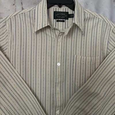 Camisa Polo Country Ralph Lauren Para Hombre Grande Ajuste Personalizado Abotonada Americana Foto 1 de 4