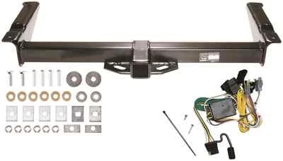 1992-1994 FORD E150 E250 E350 ECONOLINE VAN TRAILER HITCH TOW W/ WIRING KIT NEW - Image 1 of 4