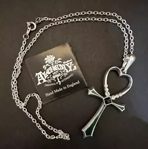 Kristall Herz Ankh Pendant Alchemy Gothic - Bild 1 von 3