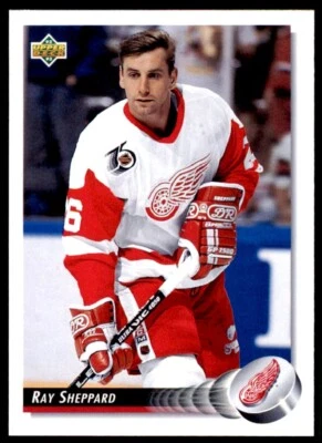 1992-93 Upper Deck Ray Sheppard . Detroit Red Wings #296 - Image 1 of 2