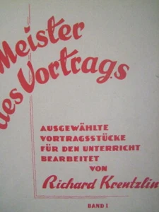 (Cuaderno De Notas) Krentzlin - Maestro De La Presentación, Para Piano, Usado. - Bild 1 von 2