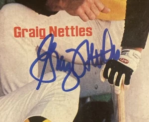 Graig Nettles Signed Apr 16, 1984 Baseball Sports Illustrated SI Magazine Padres - Picture 1 of 6