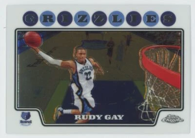 2008-09 Topps Chrome Rudy Gay Memphis Grizzlies #76 - Image 1 of 2