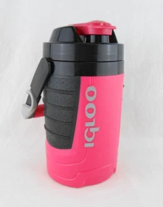 Igloo Proformance 1 Quart Pink Black Water Jug Hanging Handle - Picture 1 of 11