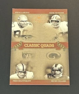 Fred Biletnikoff Steve Largent Ozzie Newsome 2008 Donruss Classics Quads #/100 - Picture 1 of 3