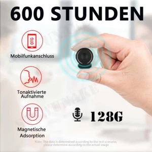 128GB Mini-Sprachrekorder,600h ultra lange Aufnahme,365 Tage ultra lange Standby - Bild 1 von 9