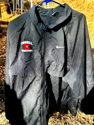 Cornell Big Red Jacket Mens XXL Black Windbreaker NCAA College - Image 1 of 4