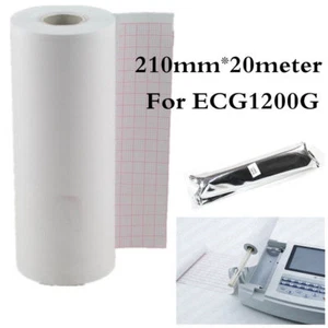 Papel/rollo de impresión 210 mm*20 m para electrocardiógrafo CONTEC ECG1200G/1200F ECG - Imagen 1 de 3