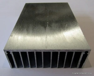 Medium Aluminium Heatsink - Electronics-Amplifier-Audio Project 120 x 80 x 30mm. - Picture 1 of 3