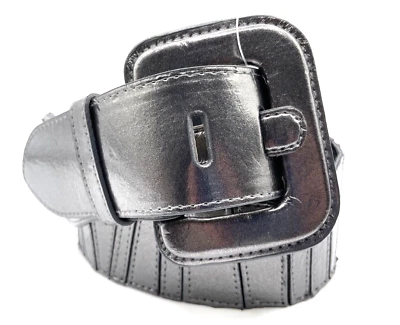 Vestido Chico’s Mujer Cinturón Mediano Gris Plateado Ancho Boho Preppy Hipster Nuevo con Etiquetas Foto 1 de 4