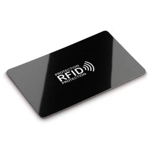 RFID & NFC Schutzkarte NEU Anti Skimming Card EC Kartenhülle Kreditkarte Schwarz - Bild 1 von 14