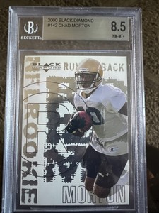 2000 Upper Deck Black Diamond Chad Martin Rookie #142 BGS 8.5 Saints
