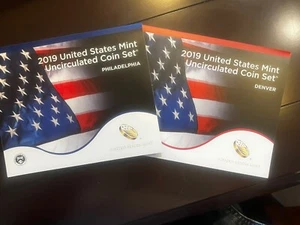 2019 P & D United States Mint UNCIRCULATED 20 Coin Set w/ OGP + COA - Picture 1 of 2