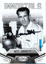 NED JARRETT AUTOGRAPHED 2016 CERTIFIED IMMORTALS #78 NASCAR SIGNED CARD HOF