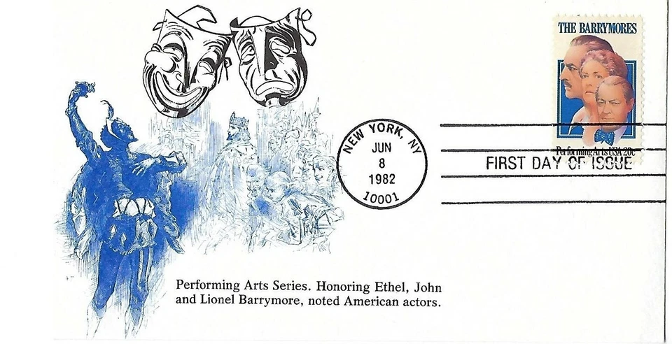 The Barrymores  Scott#2012 on K.M.C. Venture Cachet - Image 1 of 1