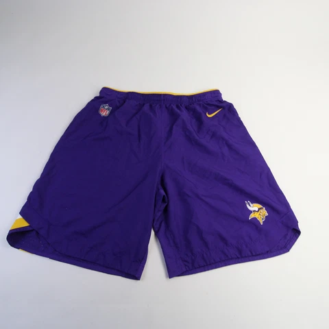 Minnesota Vikings Nike NFL On Field Apparel Dri-Fit Practice Shorts Men's Used Cover