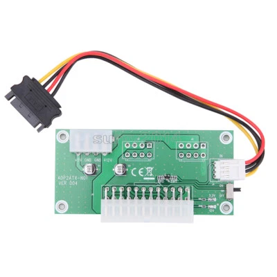 PC Desktop ATX Dual PSU 24 PIN Power Supply Sync Starter Extender Cable Board - Image 1 of 4