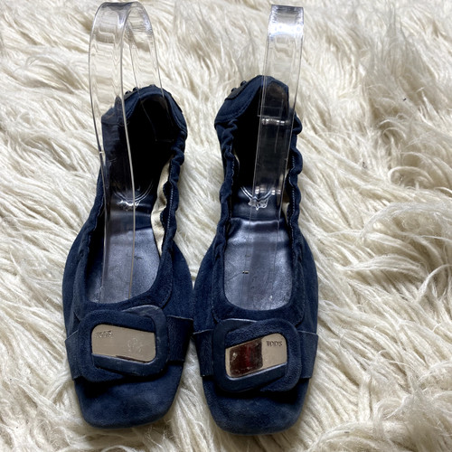 TOD’S Scarpe da donna Tod's ballerine blu scamosciate taglia EU 36 US 6.
