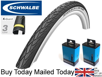 Schwalbe Road Cruiser 700 x 35c Weißwand Tour Hybrid Retro K-Guard Reifen - Bild 1 von 2