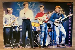 Poster rivista vintage tedesca Spandau Ballet Gary Kemp anni 80 Bravo 42x28 cm - Foto 1 di 2
