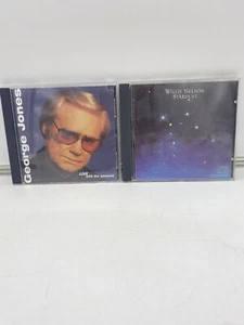 2 Classic Country CDs Willie Nelson STARDUST/George Jones Live with the Possum  - Bild 1 von 7