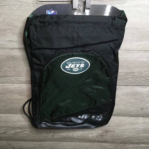 NFL New York Jets Drawstring Backpack Bag Cinch NEW Cover