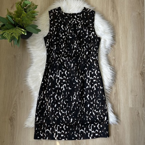 Abito stampato tubino senza maniche Tory Burch taglia 2