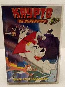 Krypto the Superdog vol 1 Cosmic Canine + Vol 2 Super Pets Unleashed 2 DVDs - Imagen 1 de 3