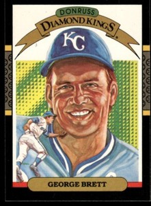 1987 Donruss Diamond Kings #15 George Brett Kansas City Royals