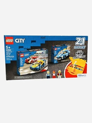 LEGO City 66684 Set de Regalo 2 en 1 Coches de Carreras Minifiguras Estuche de Viaje Retirado 279 Pc Foto 1 de 4
