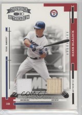 2004 Donruss Throwback Threads Material Combo /50 Hank Blalock #190