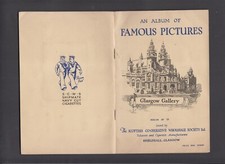 Scottish Co-Operative Society  Cigarette Card Album Famous Pictures "Rare"