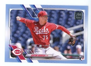 2021 TOPPS UPDATE ASHTON GOUDEAU FATHERS DAY BLUE RC 40/50 #182 CINCINNATI REDS - Picture 1 of 1