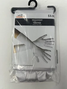 Way To Celebrate weiße lange Halloween Kostüm Handschuhe - Erwachsene Einheitsgröße NEU - Bild 1 von 2