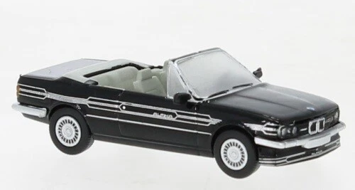 Brekina PCX870446 - 1/87 BMW Alpina C2 2,7 Cabriolet, Nero / Dekor, 1986 - Nuovo - Immagine 1 di 1