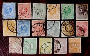 17 Francobolli Olanda - Lotto #24L (1872-1891) - Foto 1 di 1