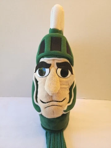 Michigan State University Golf Club Drive Plush Head Cover Spartans Sparty Cover