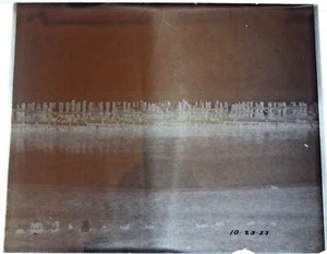Ca.1923 Glass Photo Plate - Illinois Central Railroad Construction - IL pu - Picture 1 of 4