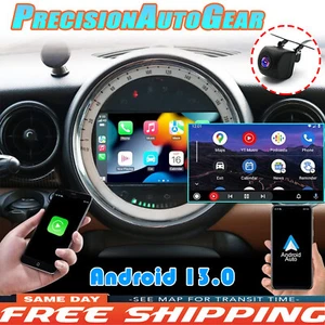32G Android 13 For BMW Mini Cooper R56 07-14 Car Stereo Radio GPS DAB+ FM w/ CAM - Bild 1 von 18