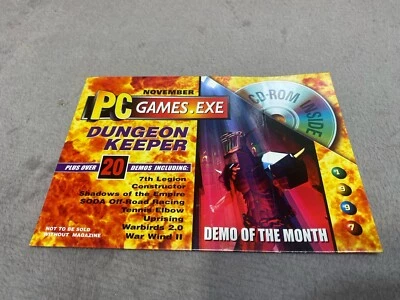 Pc Games.exe CD ROM Demos November 1997 Dungeon Keeper Plus 20 Demos  - Image 1 of 4